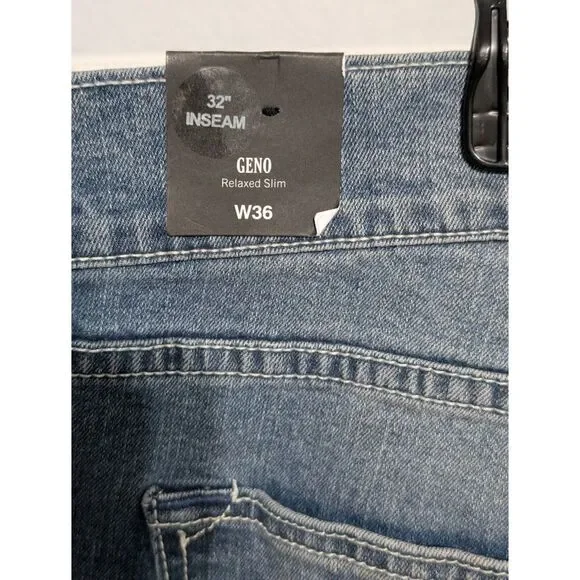 True Religion Geno Relaxed Slim Jeans Men's Size 36x32 NWT